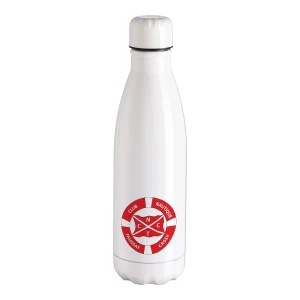 Bouteille isotherme CNTC 500ml blanche avec logo Club Nautique Taussat Cassy