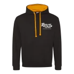 Sweat à capuche bicolore personnalisé – Logo + prénom – Pour clubs et associations