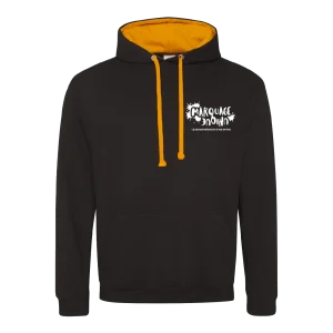 Sweat à capuche bicolore personnalisé – Logo + prénom – Pour clubs et associations