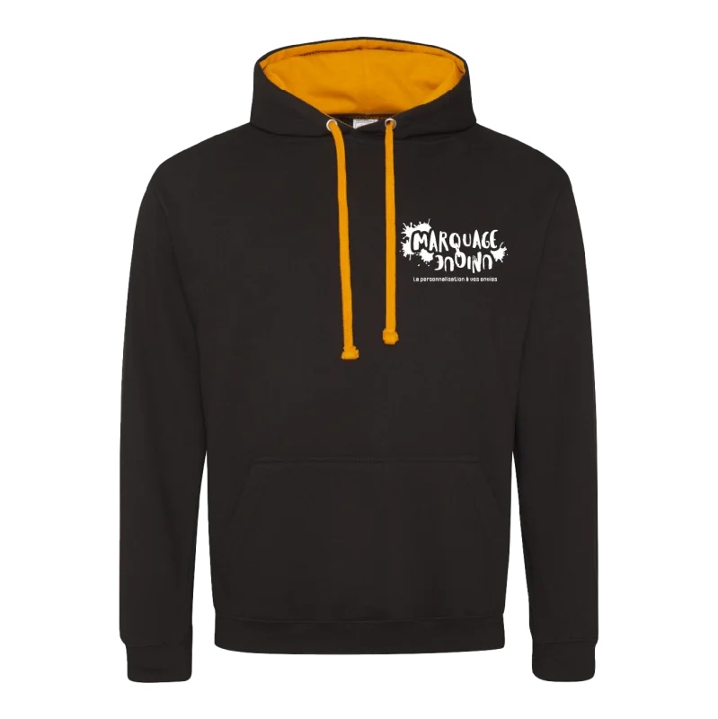 JH003SweatTorseJetBlackOrangeCrush