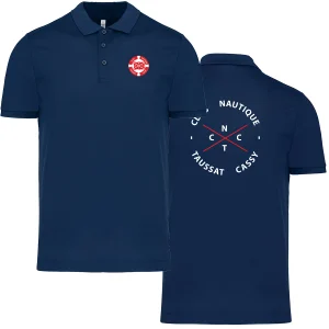 Polo Officiel Club Nautique Taussat Cassy (CNTC) – Bleu Marine
