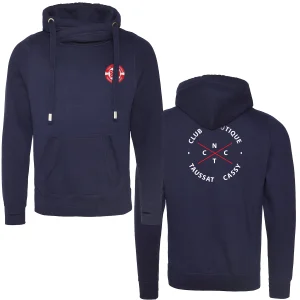 Sweat à Capuche Officiel Club Nautique Taussat Cassy (CNTC) – Bleu Marine