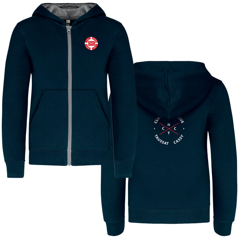SweatZipEnfantNavyGreyFondBlancV2